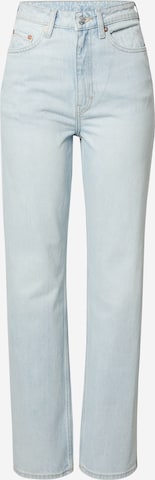 WEEKDAY Jeans 'Rowe Extra High Straight' in Blauw: voorkant