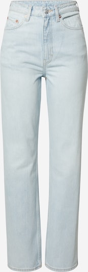 WEEKDAY Jean 'Rowe Extra High Straight' en bleu clair, Vue avec produit