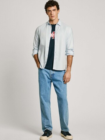 Pepe Jeans Regular fit Overhemd 'Mallon' in Blauw