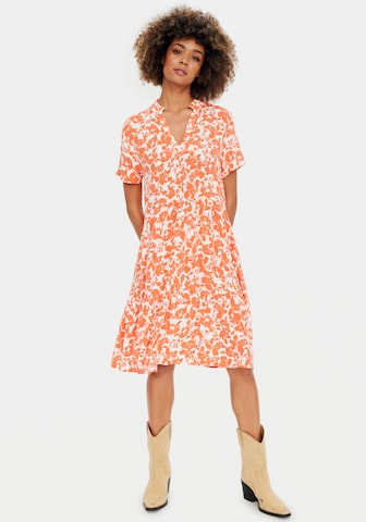 SAINT TROPEZ Mekko 'Eda' värissä valkoinen: etupuoli