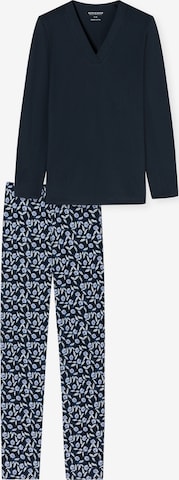 Pyjama ' Comfort Nightwear ' SCHIESSER en bleu : devant