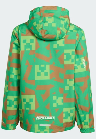 ADIDAS TERREX - Chaqueta de montaña 'Minecraft' en verde