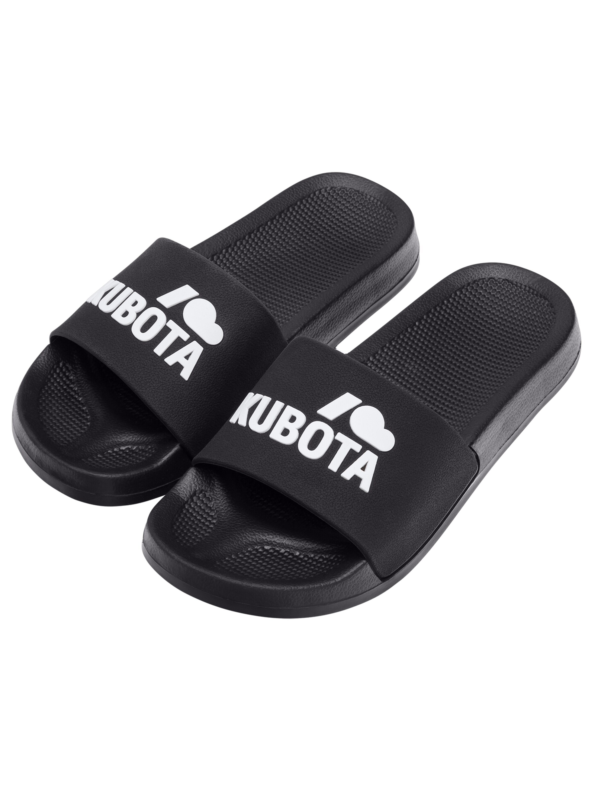 Claquettes / Tongs 'Kubota Women's Slip-On Mint Basic Plain Pool Slides' Kubota en noir