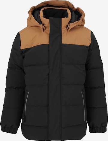 ZigZag Winter Jacket 'Esra' in Black: front