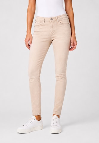 Slimfit Jeans di Elara in beige: frontale