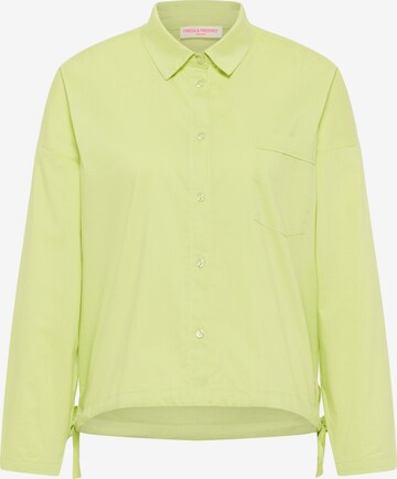 Frieda & Freddies NY Blouse in Green: front