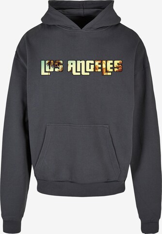 Merchcode Sweatshirt 'Grand Los Angeles' in Grijs: voorkant