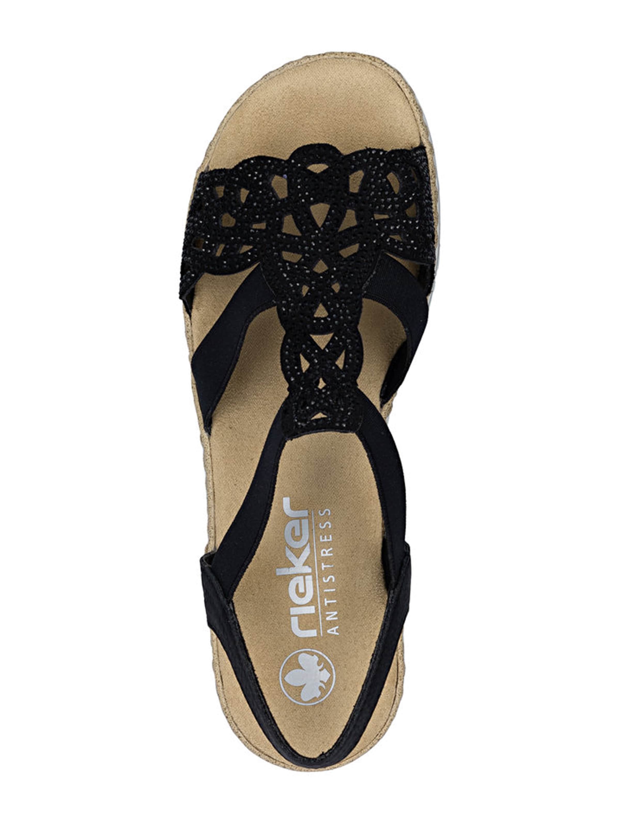 Rieker Pántos szandál - fekete