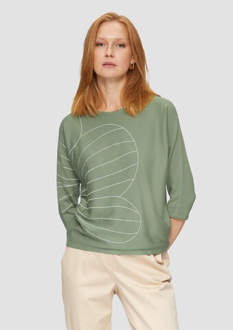 Pull-over s.Oliver BLACK LABEL en vert : devant