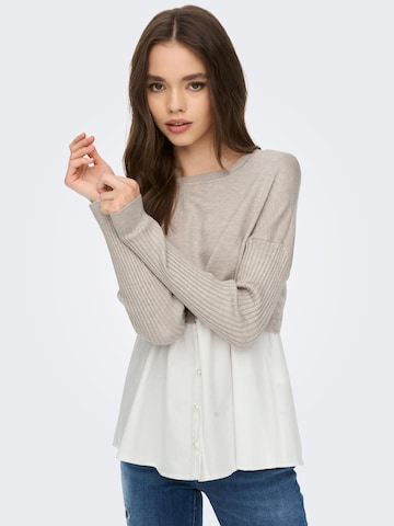 ONLY Sweater 'ZURI' in Grey