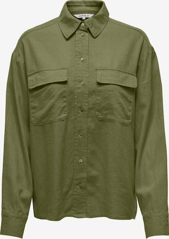 ONLY Blouse 'Caro' in Groen: voorkant