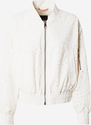 BOSS Between-Season Jacket 'Prodery' in White: front