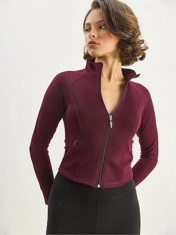 Giacca di felpa di Bianco Lucci in lilla