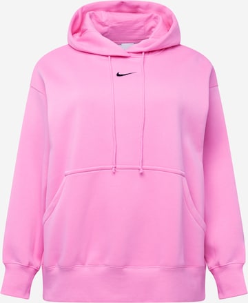 Nike Sportswear Mikina 'Phoenix' – pink: přední strana