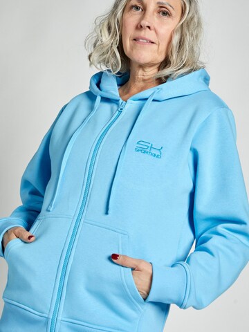 SPORTKIND Sportjas 'Unisex Zip Hoodie' in Blauw