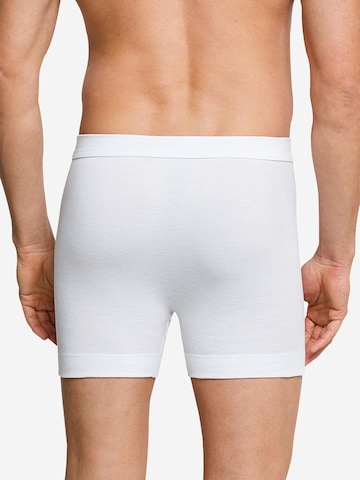 SCHIESSER Boxershorts 'Essentials Feinripp' in Wit