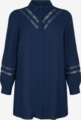 Zizzi - Blusa 'CAKAMMA' em azul: frente