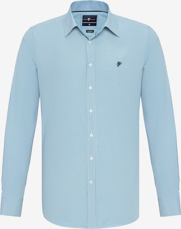 DENIM CULTURE Slim Fit Skjorte 'KENDRICK' i blå: forside