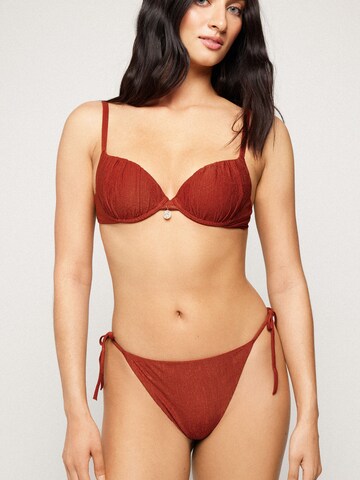 Tezenis Balconette Bikinitop 'Paradise Bay' in Braun