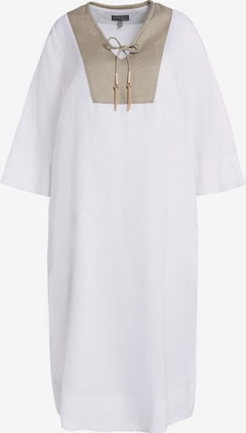 Robe Ulla Popken en blanc : devant