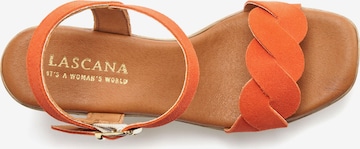 LASCANA Sandals in Orange