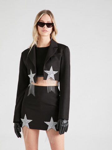 Nasty Gal Blazer in Black: front