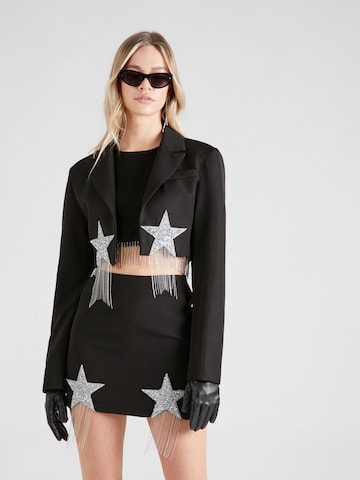 Nasty Gal - Blazer en negro: frente