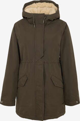 Parka d’hiver 'LESS IS MORE' Volcom en vert : devant