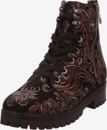 WALDLÄUFER Lace-Up Ankle Boots in Brown