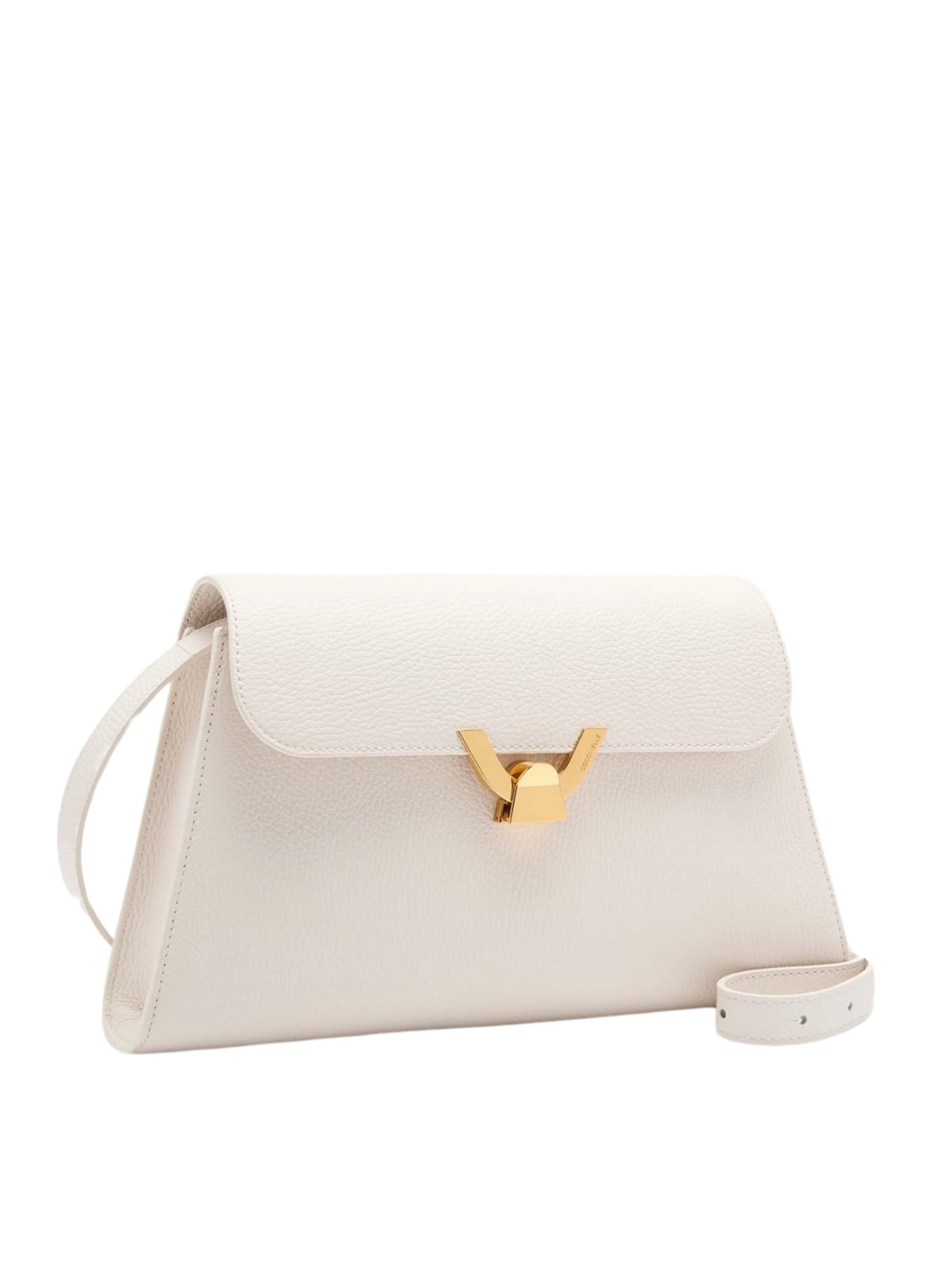 Borsa a mano 'COCCINELLE DEW MEDIUM' di Coccinelle in bianco