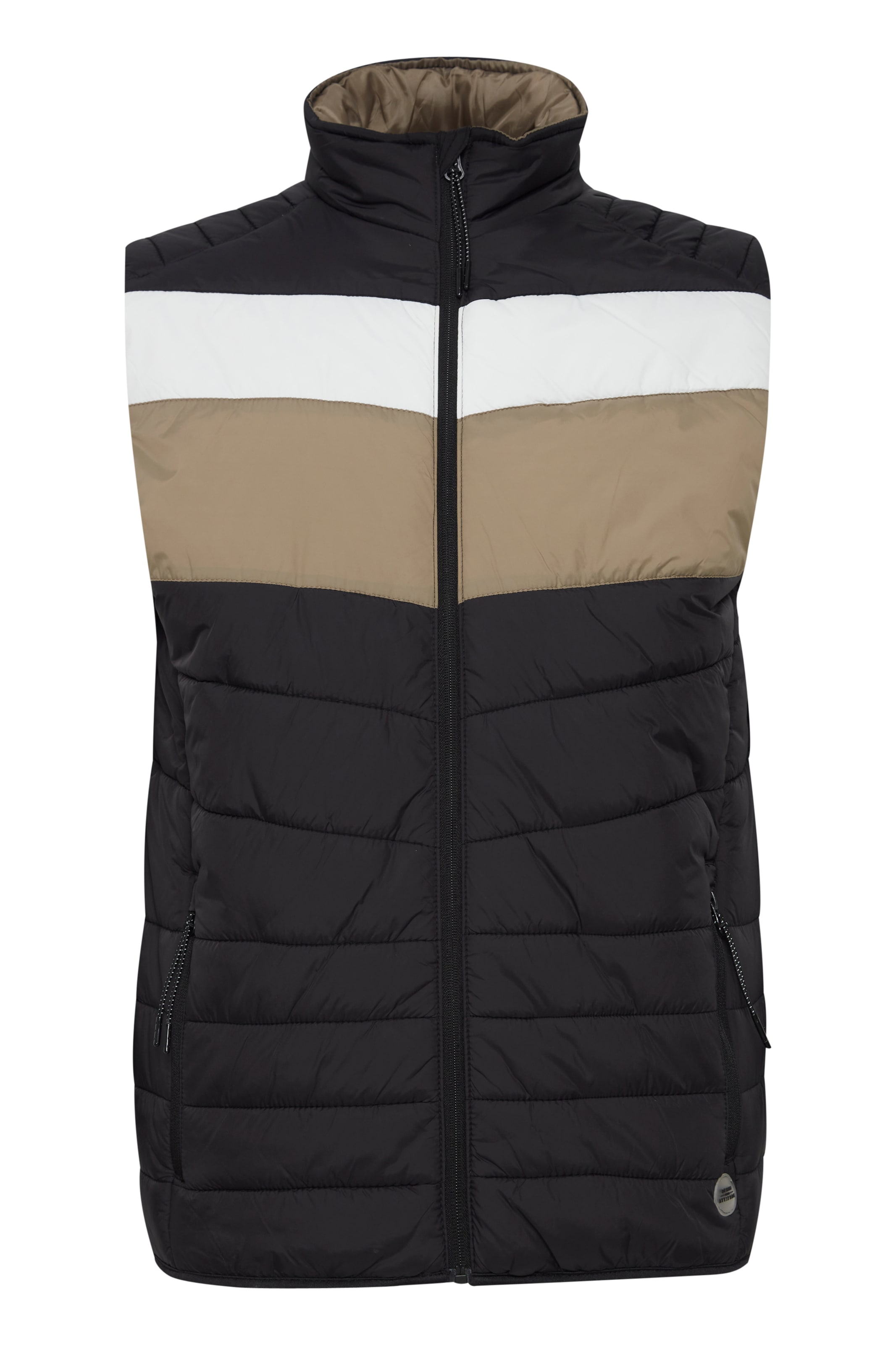 BLEND Weste 'Kristian' in Schwarz: Vorderseite