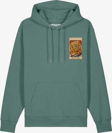 Sweat-shirt 'Tarot Nachos' Watapparel en vert : devant