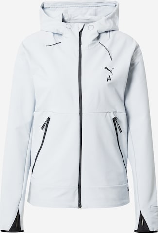 PUMA Športna jakna | siva barva: sprednja stran