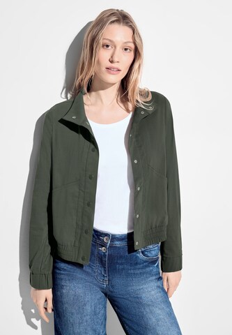 CECIL Between-season jacket in Green: front