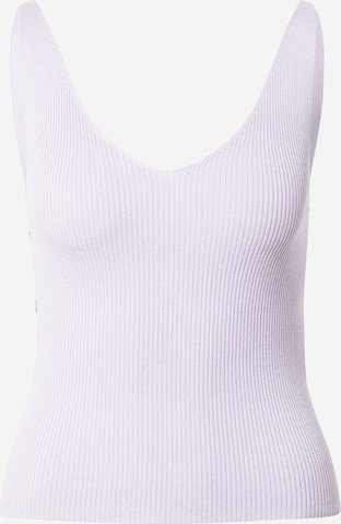 JDY Knitted Top 'Nanna' in Purple: front