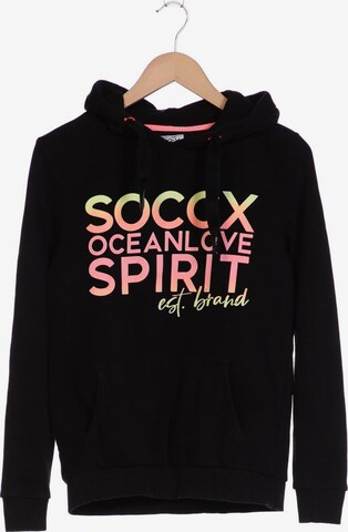 Soccx Sweatshirt & Zip-Up Hoodie in M in Black: front