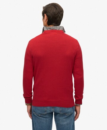 Pull-over 'Essentials' Superdry en rouge