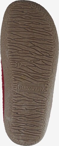 Pantoufle GIESSWEIN en rouge