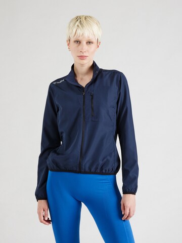Hummel Sportjacke 'RUN' in Blau: Vorderseite