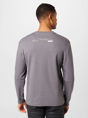 G-Star RAW - Sweatshirt 'Tweeter' em cinzento