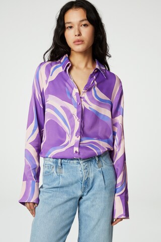 Fabienne Chapot Blouse in Purple: front