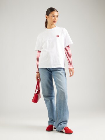 Carhartt WIP Majica 'Heart II Hartt' | bela barva