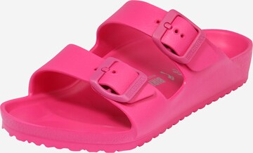 BIRKENSTOCK Sandals & Slippers 'Arizona' in Pink: front