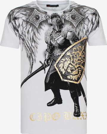 CIPO & BAXX Shirt 'VIKING WARRIOR' in Gemengde kleuren: voorkant