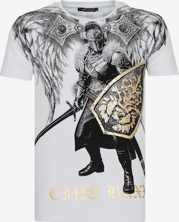 CIPO & BAXX Shirt 'VIKING WARRIOR' in Gemengde kleuren: voorkant