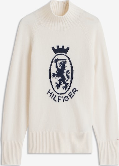 TOMMY HILFIGER Džemperis, krāsa - melns / vilnbalts, Preces skats