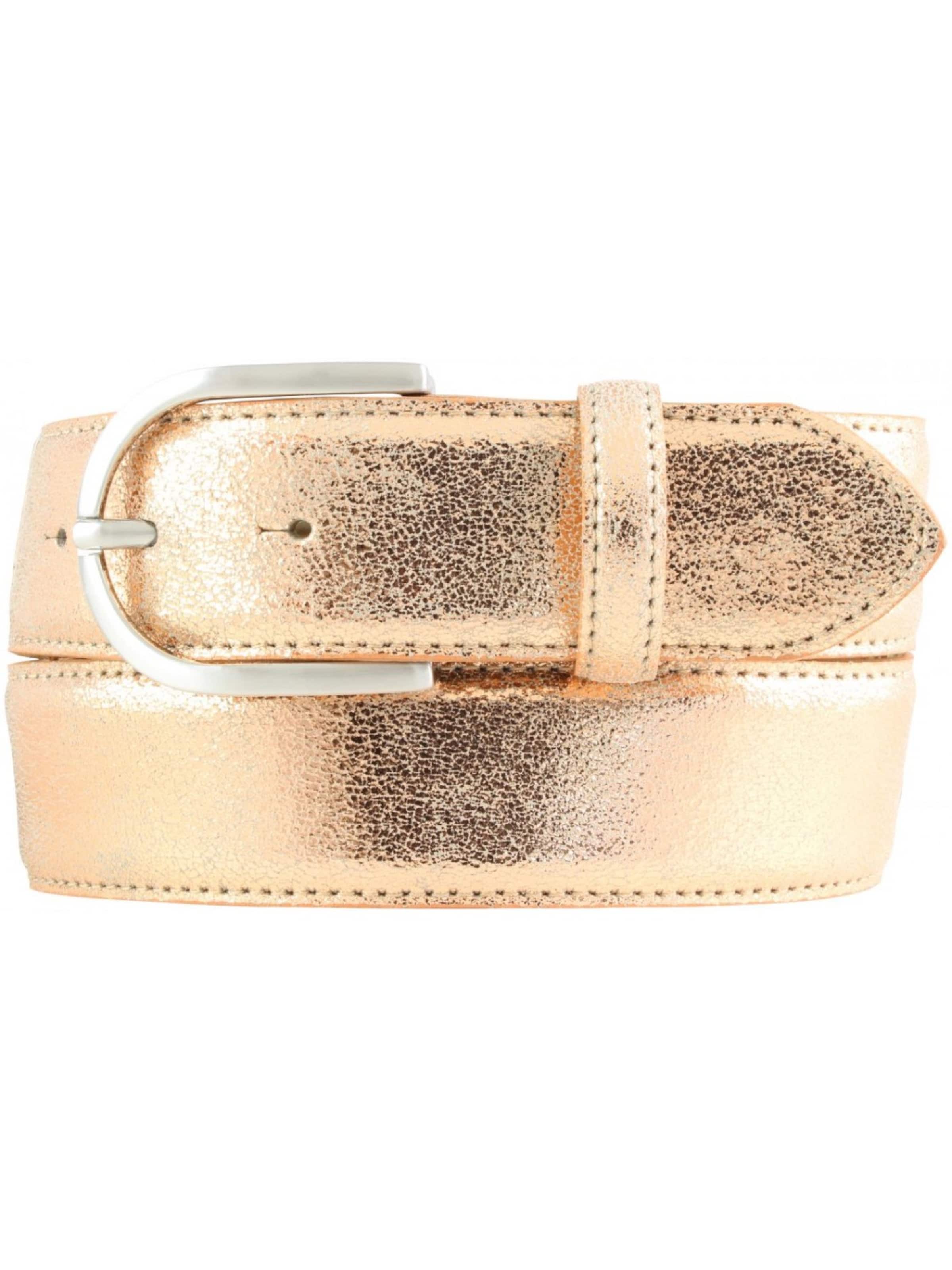 BELTINGER Belt 'Leccea' in Gold: front