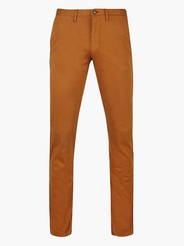 Suitable Slimfit Chino 'Sartre' in Bruin: voorkant
