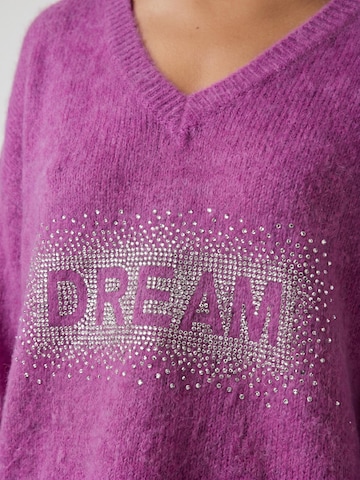 Pull-over oversize 'Silja' americandreams en violet