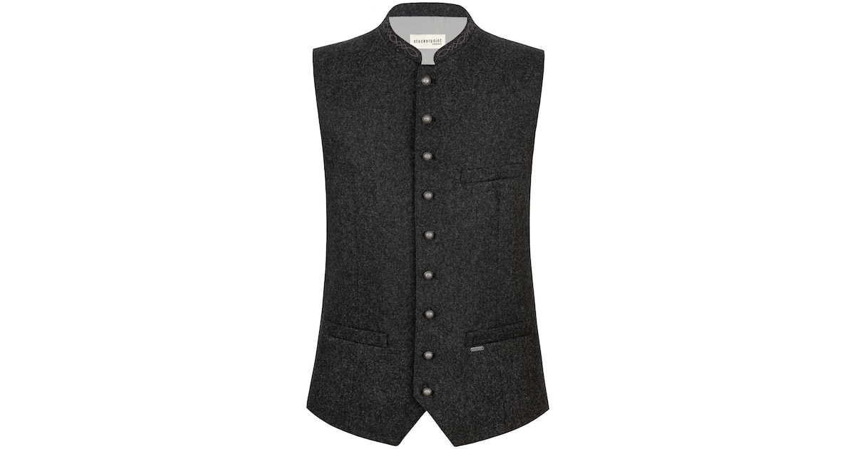 Stockerpoint Klederdrachtvest Gianni, grijs, 56 Stockerpoint Klederdrachtvest Gianni, grijs, 56